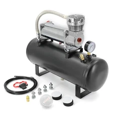 1.5 Gal Air Tank 200 Psi Compressor Onboard System Kit For Train Horn 12V