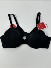 NEW Spanx Sz L D-DD Very Black SheerFlex Fit To You Bra Unlined 30071R W2