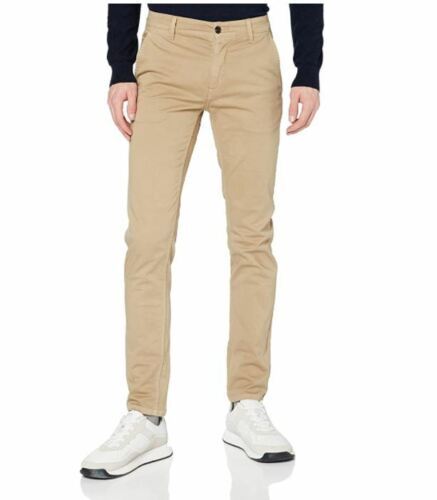Pantalon Chino Slim Taylor & Wright Homme – Gris, Taille 36S, Coton, Occasion UK