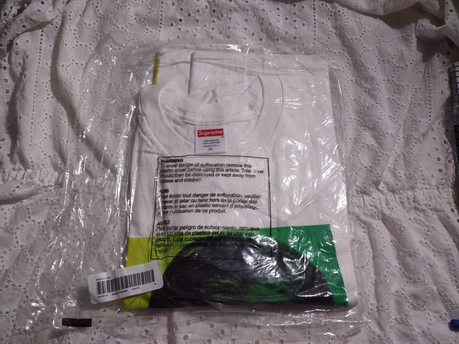 Tee shirt Supreme Aguila XL/FW19
