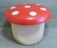 PILZ FLIEGENPILZ SITZPILZ HOCKER SPIELZEUGBOX...
