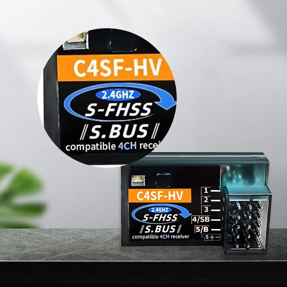 Ricevente C4SF-HV Splash Resistant Per Futaba 1SBUS 4canali 3PV 4PX 7PX 2.4g S-FHSS - Foto 3