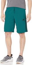 adidas Men's 10'' Fleece 3-Stripes Sweat Shorts H20849
