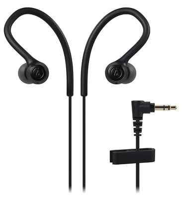 Audio Technica SONICSPORT In-Ear Headphones Waterproof/Sport Black ATH-SPORT10