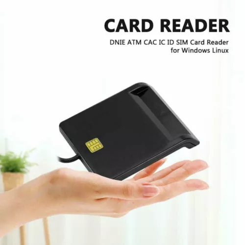 USB Chipkartenleser Kartenleser Personalausweis Lesegerät Smart Card Reader - Bild 8 von 21