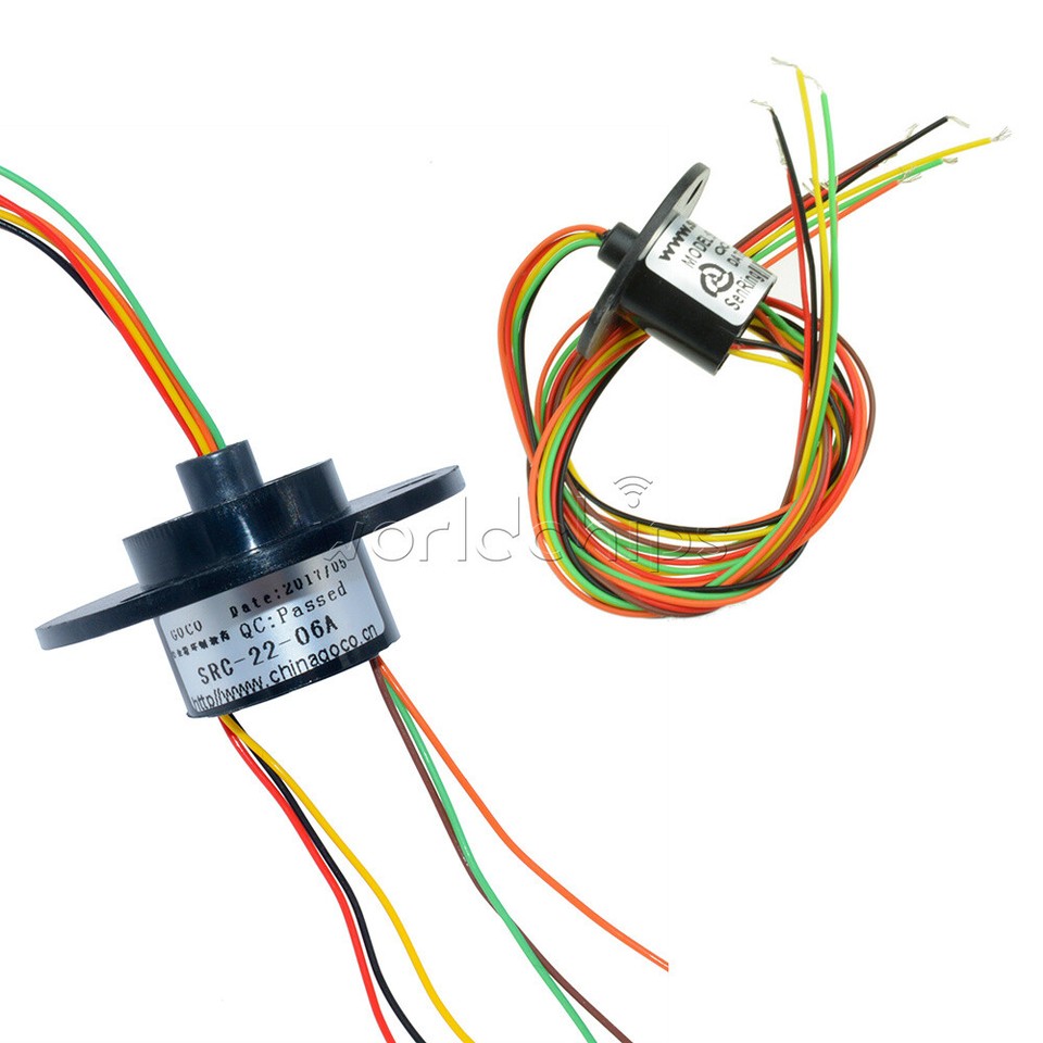 6-Wire Capsule Slip Ring – 240V, 300 RPM (12.5mm) / 250 - Foto 10
