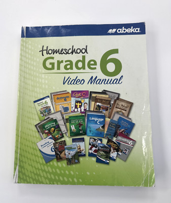 Abeka A Beka Book Homeschool Grade 6 Video Manual 5th Edition Highlighted