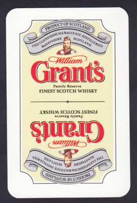 William Grant's Finest Scotch Whisky, Einzelspielkarte
