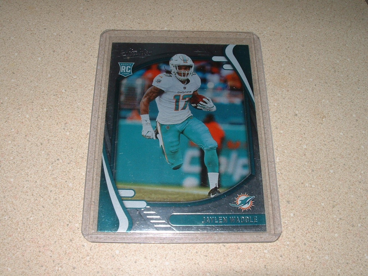 2021 PANINI ABSOLUTE FOOTBALL JAYLEN WADDLE FOIL ROOKIE CARD RC DOLPHINS