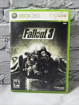 Fallout 3 (Microsoft Xbox 360, 2008) Tested   (no manual)