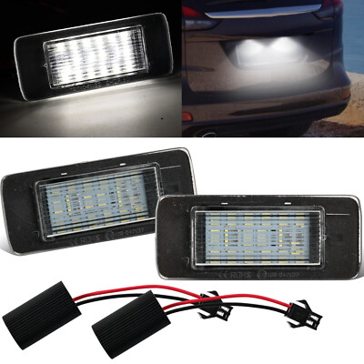 2x LED Kennzeichenleuchte Opel Astra J Estate 09-15 Nummernschildbeleuchtung NEU