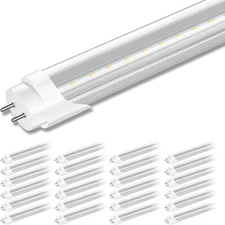 LED Tubelight indoor 48inch Double-End Powered Bypass Ballast Frosted Clear