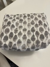 POTTERY BARN KIDS West Elm STAMPED OWL Gray/White Fitted Crib Sheet   