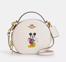 NWT Disney X Coach Canteen Crossbody With Mickey Mouse, MSRP $398