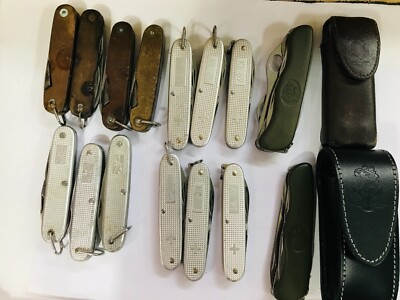 Victorinox ALOX SOLDIER OLD CROSS KL DutchArmy Knife DAK Silver