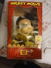 VTG 1986 Worlds Of Wonder The Talking Mickey Mouse Show 24" Plush Mickey Doll