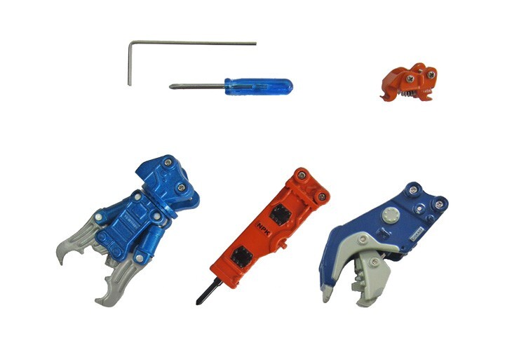 Hitachi Miniture model 4 kinds attachment for ZX200-7/ZX200X