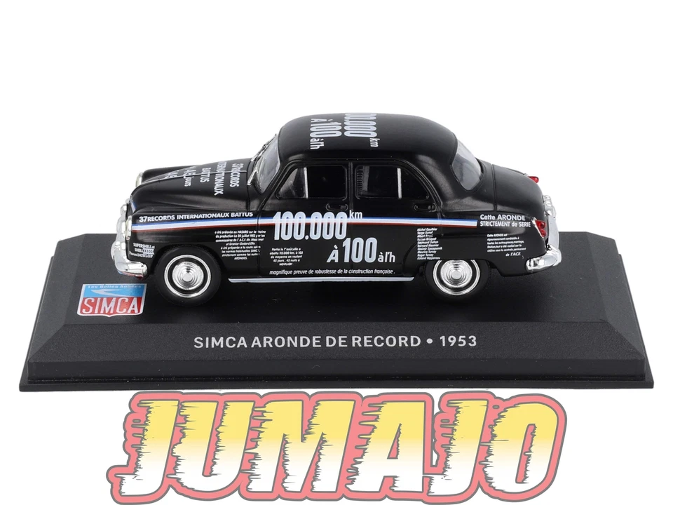 SIM48 Voiture 1/43 IXO Altaya SIMCA : SIMCA Aronde de record 1953 - Photo 2/4