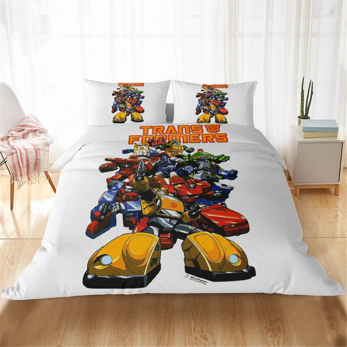 Transformers Bedding Set, Gift for Friends