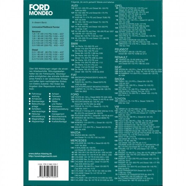 Thumbnail - Ford Mondeo Turnier 11.2000-04.2007 So Wird's Gemacht