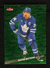 2025 Upper Deck Fleer Ultra Medallions Emerald Green 2/10 Auston Matthews 17nu