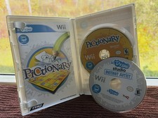 Wii UDraw Game Lot Pictionary & Studio Instant Artist  Game used as is