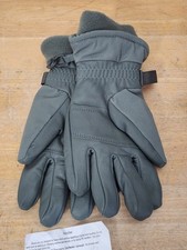 US ARMY Military Intermediate Cold/Wet Gloves Men's Leather Size Medium M