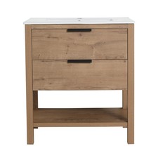 30 Inch Bathroom Vanity Plywood With 2 Drawers Only Vanity ,without Basin -BV