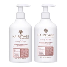 Hairitage Biotin Damage Repair Shampoo and Conditioner Set - Thickening +... 