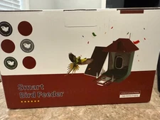 Smart Bird Feeder with Camera Solar Powered, 2.5K Live Video Bird House Camera