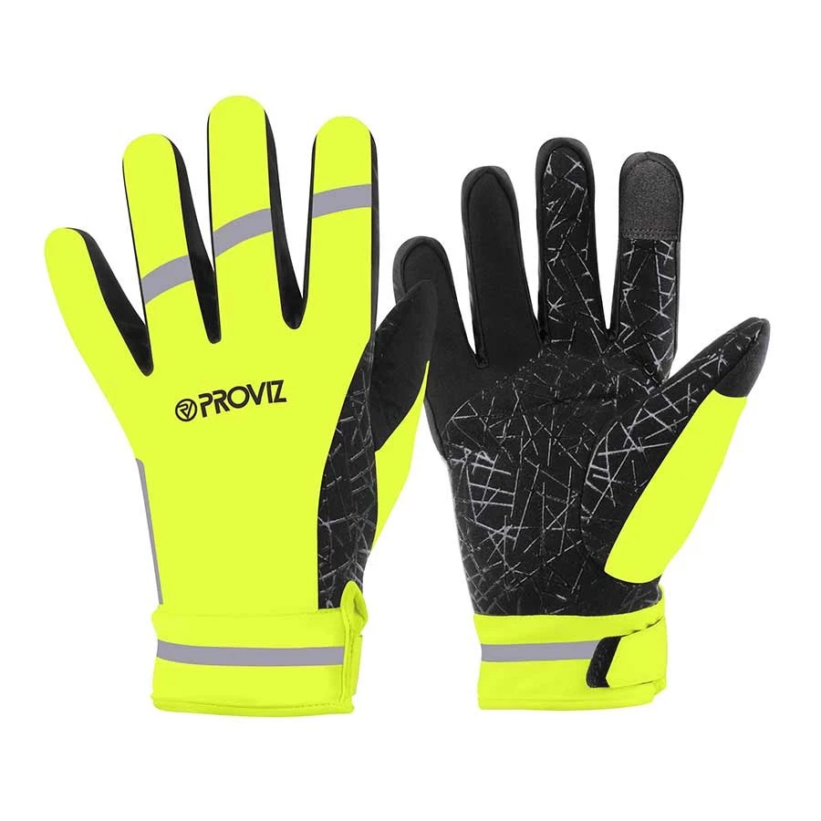 Proviz Classic Winter Full Finger Gloves XXL Yellow Waterproof Windproof