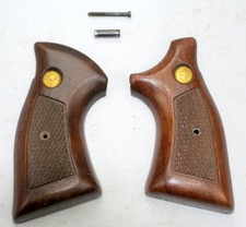 Vintage Factory Medallion Taurus Wood Grips Model Medium Large Frame 65 66 82