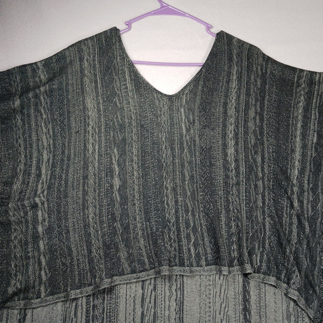 BCBGeneration Multicolor Poncho  Pullover V Neck … - image 2