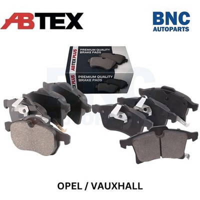 Abtex Front and Rear Brake Pads Fits Vauxhall Zafira B Mk II 2005-2014