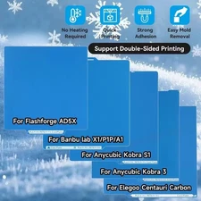 Cold Plate Double Sided For Flashforge Bambu Lab Anycubic Elegoo Centauri Carbon
