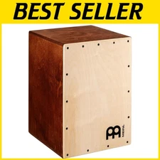 Meinl 10.25'' Baltic Birch Jam Cajon Drum - Easy Play Portable Percussion