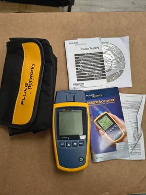 Fluke Networks MicroScanner 2 Cable Tester, NEW Open Box  3135194