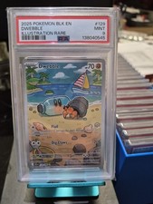 2025 Pokemon BLK EN Dwebble Illustration Rare PSA 9
