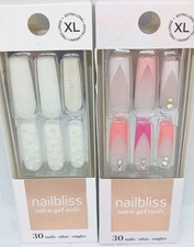 Dashing Diva nailbliss Glue-On Nail Kit XL white & pink 60 nails total seal