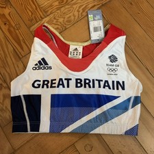 London 2012 ADIDAS Stella McCartney Team GB - Womens Crop Top - Size 10 - BNWT