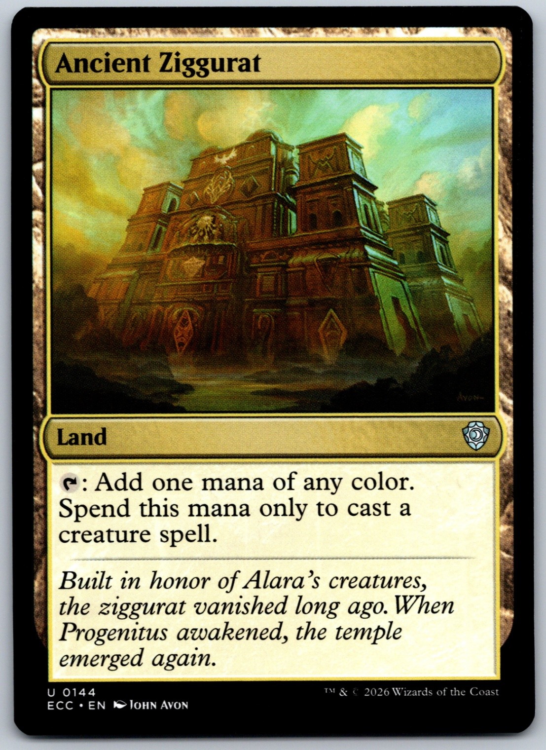 Ancient Ziggurat U Commander: Lorwyn Eclipsed 144 NM