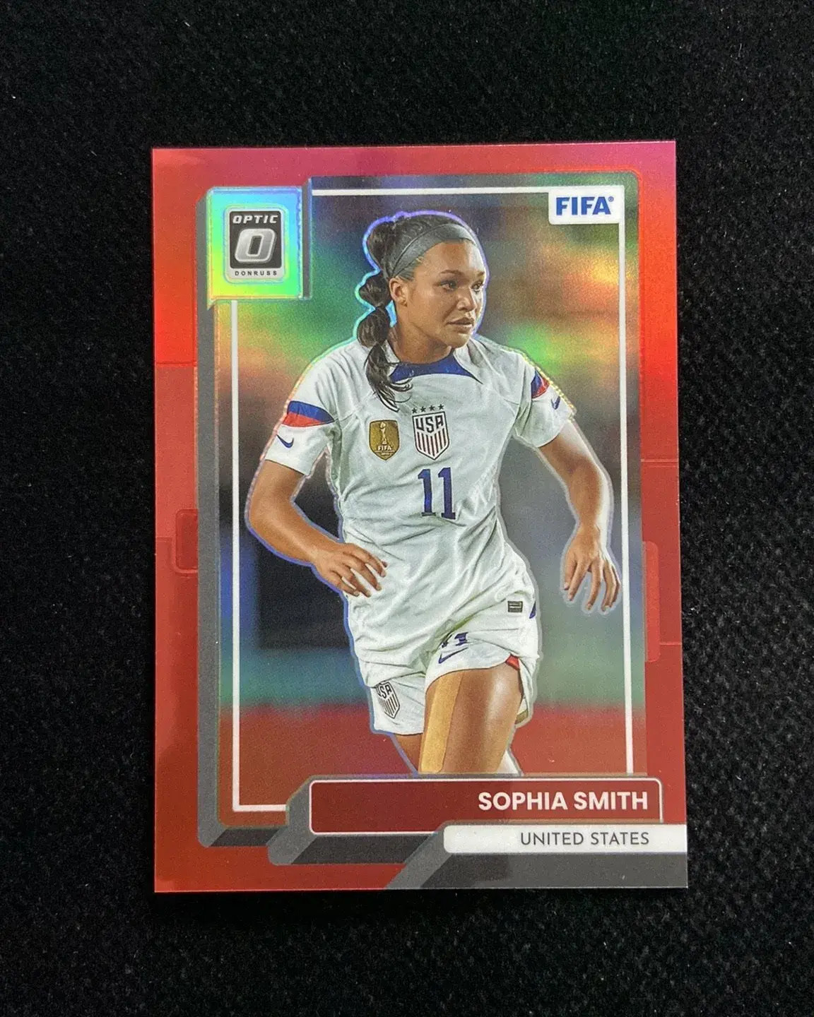 2022-23 Panini Donruss Optic FIFA Red Prizm #129 Sophia Smith 147/165 -WY51