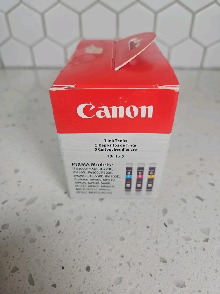 Canon CLI-8 Tri Color Ink Cartridges 0621B016 - Image 4 of 4