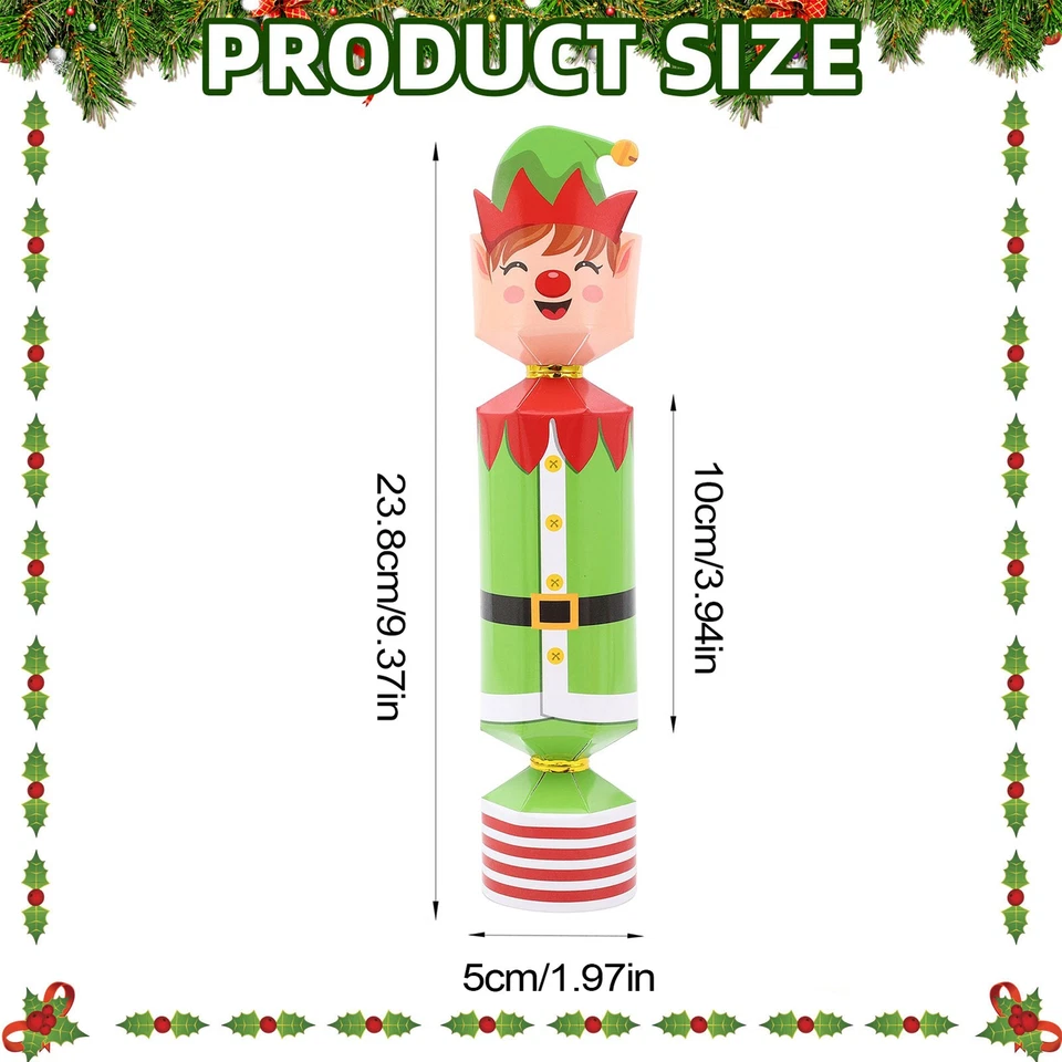 Christmas Cracker 24 Piece Christmas Crackers for Kids - Image 2 of 4