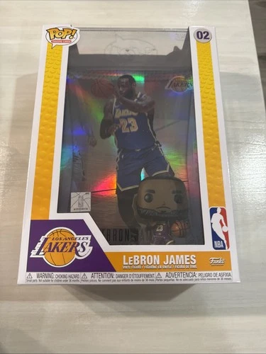 2021 Funko POP! Trading Cards NBA Los Angeles Lakers LeBron James #02 Prizm