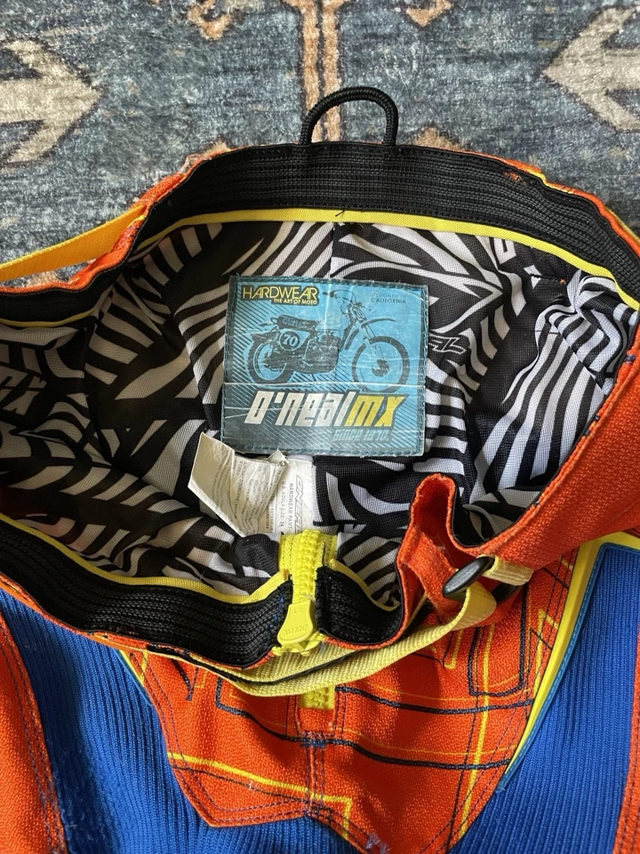 Calça de motocross O’Neil multicolorida tamanho 34 - Imagem 2 de 3