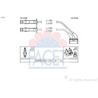 ZüNdleitungssatz Facet 4.9446 Made In Italy - Oe Equivalent FüR Renault Hitachi