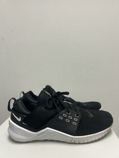 Size 12-Men  s Nike Free Metcon 2 Black White Cross Training Shoes AQ8306-004