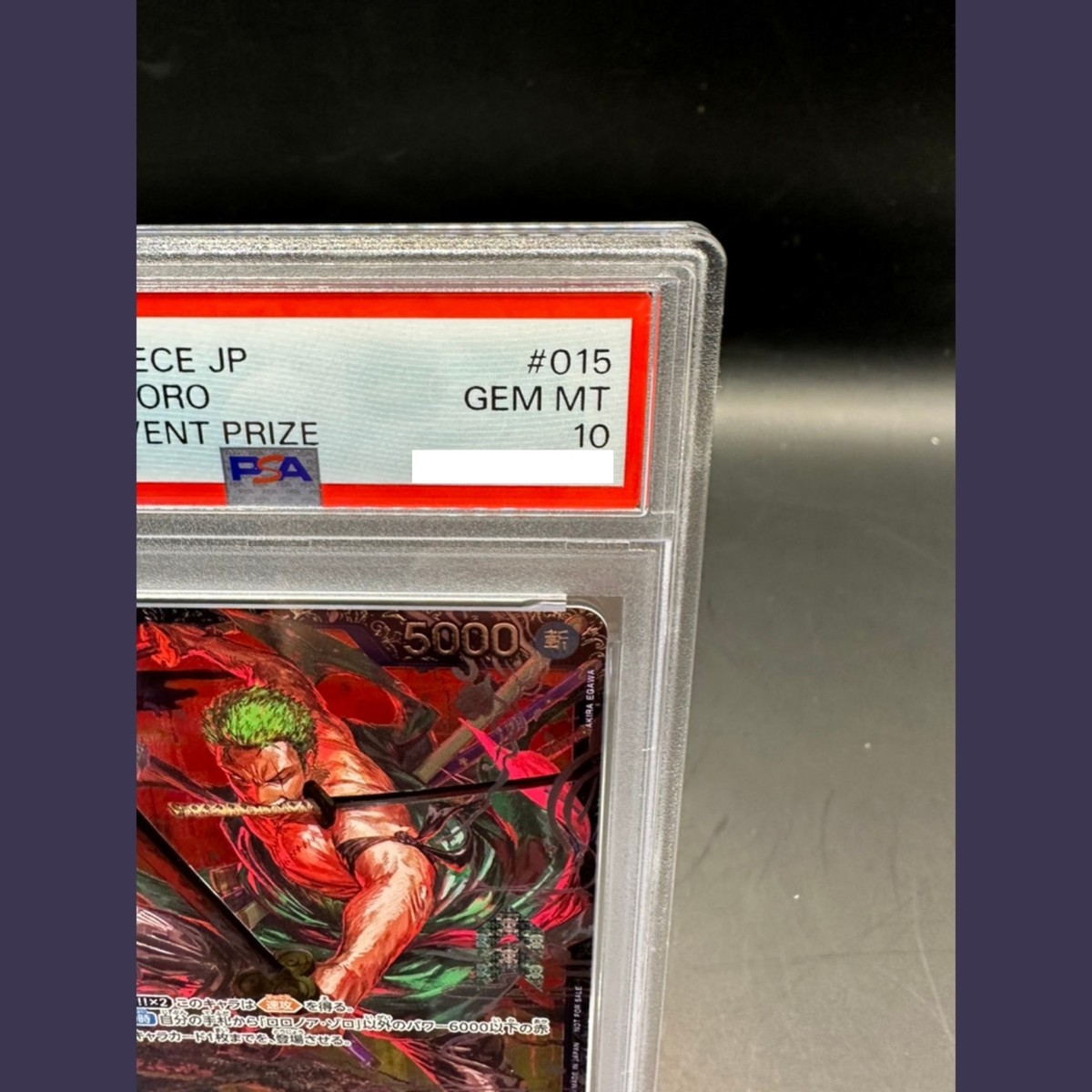 PSA 10 Zoro ST21-015 Flagship Battle 2025 Top 8 Prize ONE PIECE