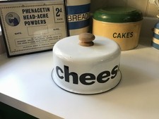 enamal cheese dome 1960s no base vintage retro kitchen